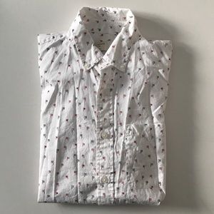 COPY - Club Monaco patterned button-down